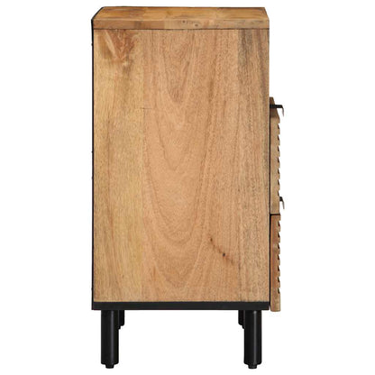 vidaXL Bedside Cabinet Brown 50x33x60 cm Solid Wood Mango