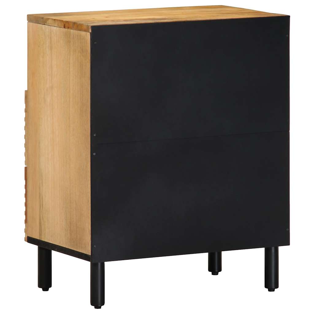 vidaXL Bedside Cabinet Brown 50x33x60 cm Solid Wood Mango