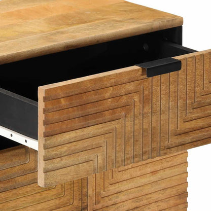 vidaXL Bedside Cabinet Brown 50x33x60 cm Solid Wood Mango