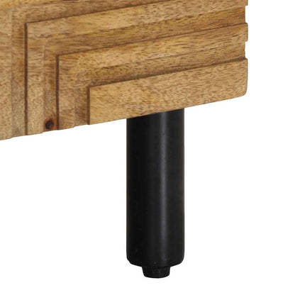 vidaXL Bedside Cabinet Brown 50x33x60 cm Solid Wood Mango