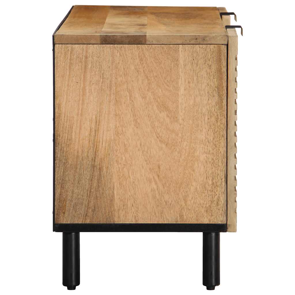 vidaXL TV Cabinet Brown 105x33x46 cm Solid Wood Mango