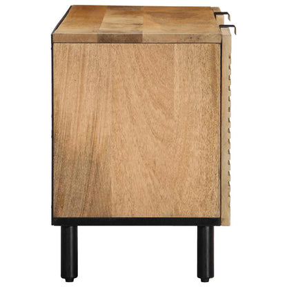 vidaXL TV Cabinet Brown 105x33x46 cm Solid Wood Mango