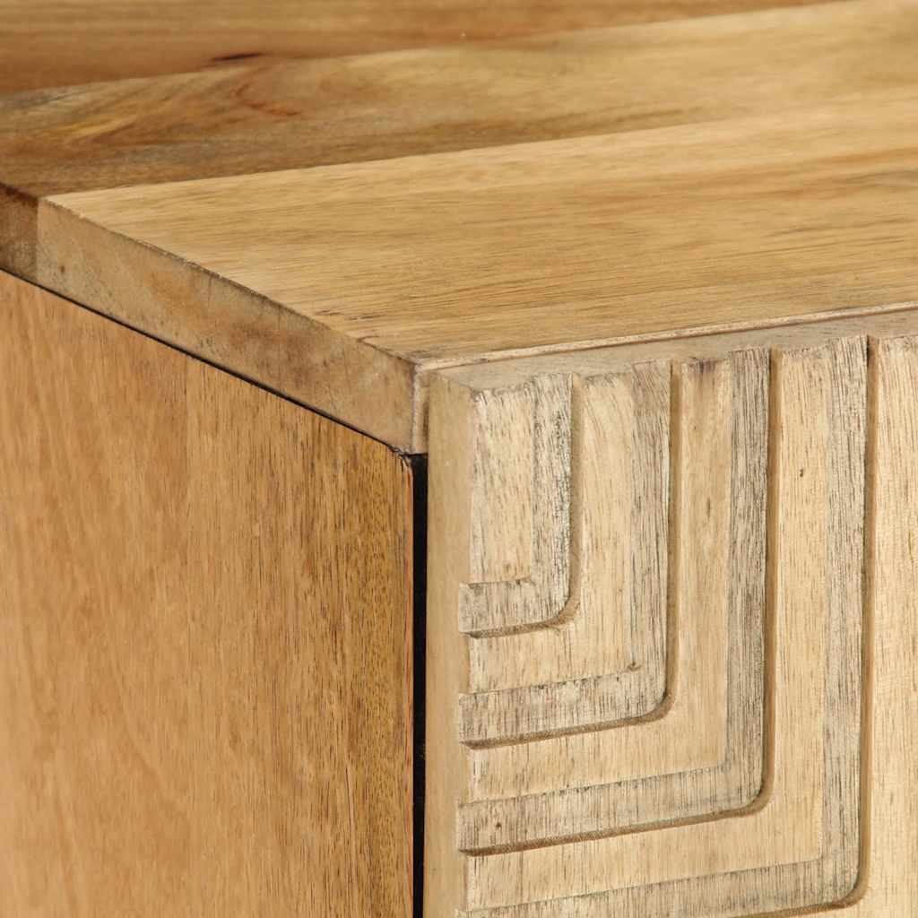 vidaXL TV Cabinet Brown 105x33x46 cm Solid Wood Mango