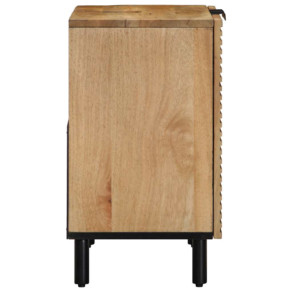 vidaXL Bathroom Sink Cabinet Brown 62x33x58 cm Solid Wood Mango