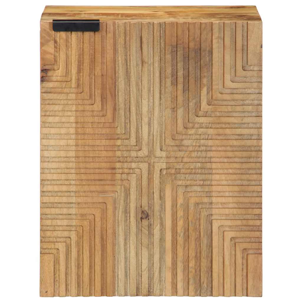 vidaXL Bathroom Hanging Cabinet Brown 38x33.5x48 cm Solid Wood Mango