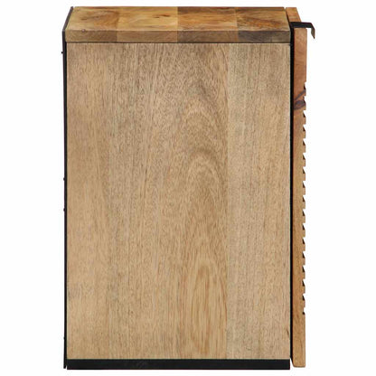 vidaXL Bathroom Hanging Cabinet Brown 38x33,5x48 cm Solid Wood Mango