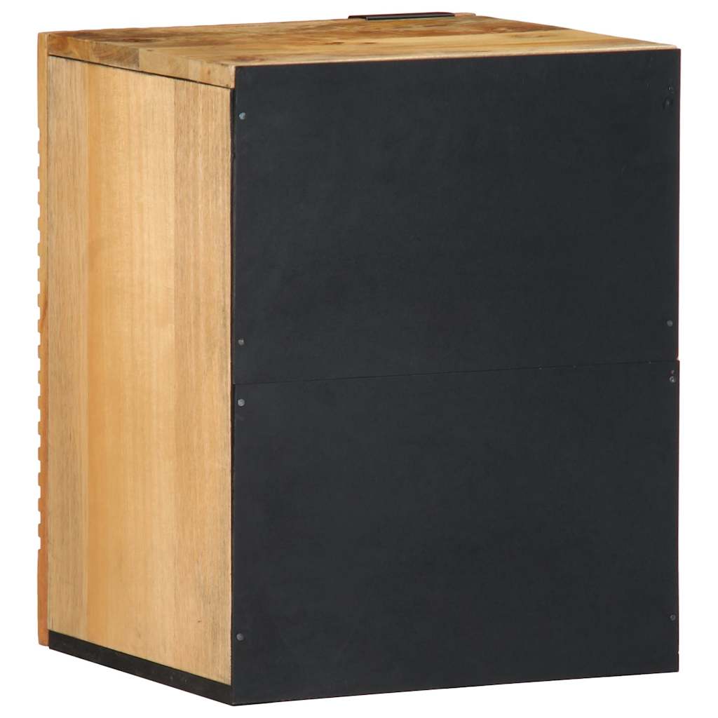 vidaXL Bathroom Hanging Cabinet Brown 38x33.5x48 cm Solid Wood Mango