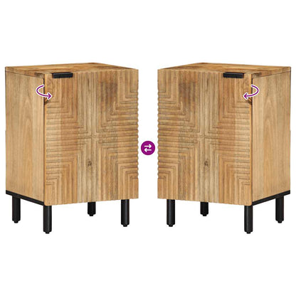 vidaXL Bathroom Cabinet Brown 38x33.5x58 cm Solid Wood Mango