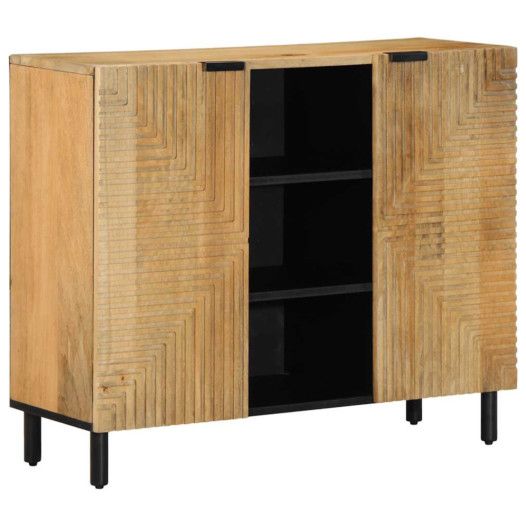 vidaXL Sideboard Brown 90x33x75 cm Solid Wood Mango