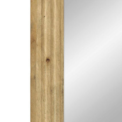 vidaXL Bathroom Mirror Brown 50x70x2.5 cm Solid Wood Mango
