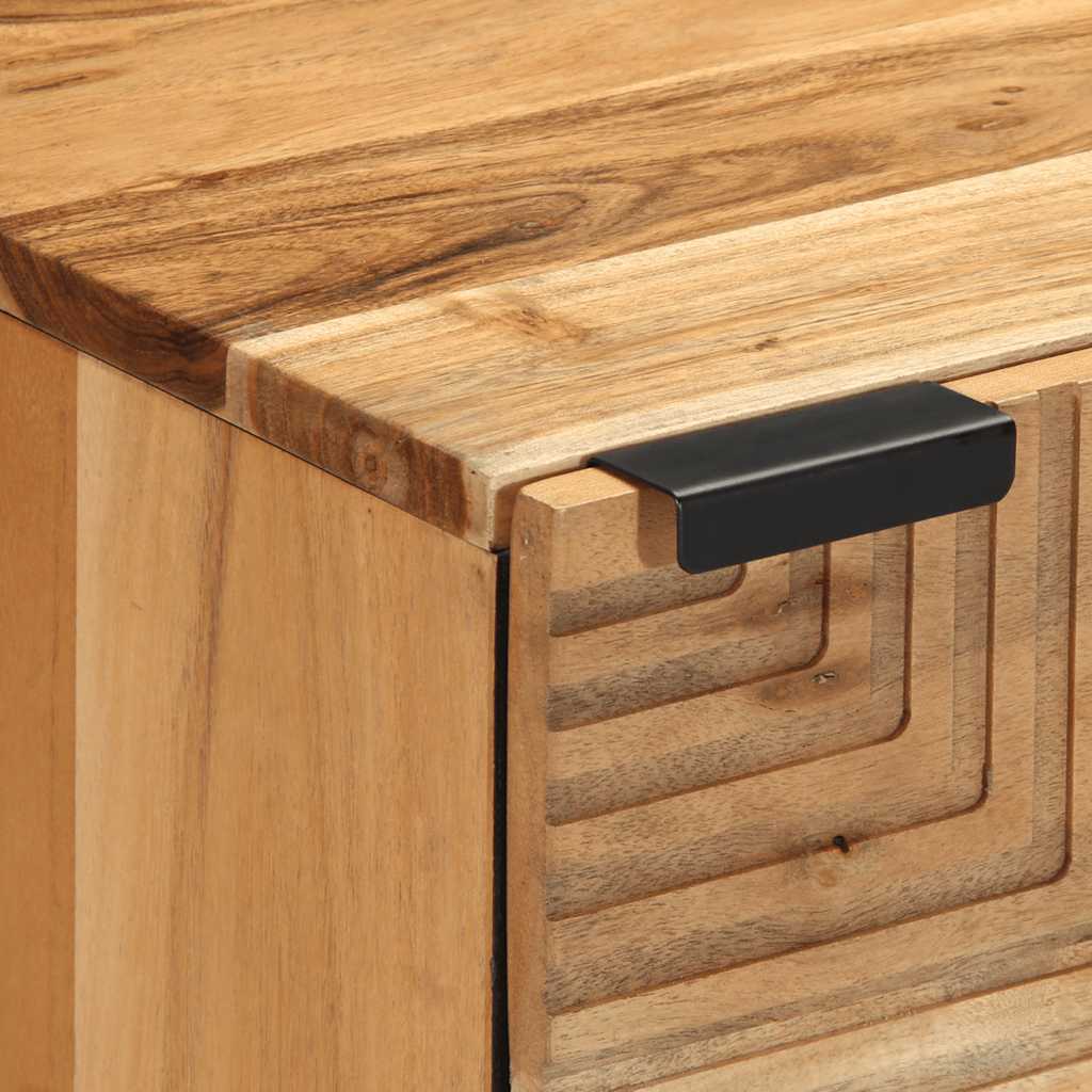 vidaXL Bedside Cabinet 40x33x46 cm Solid Wood Acacia
