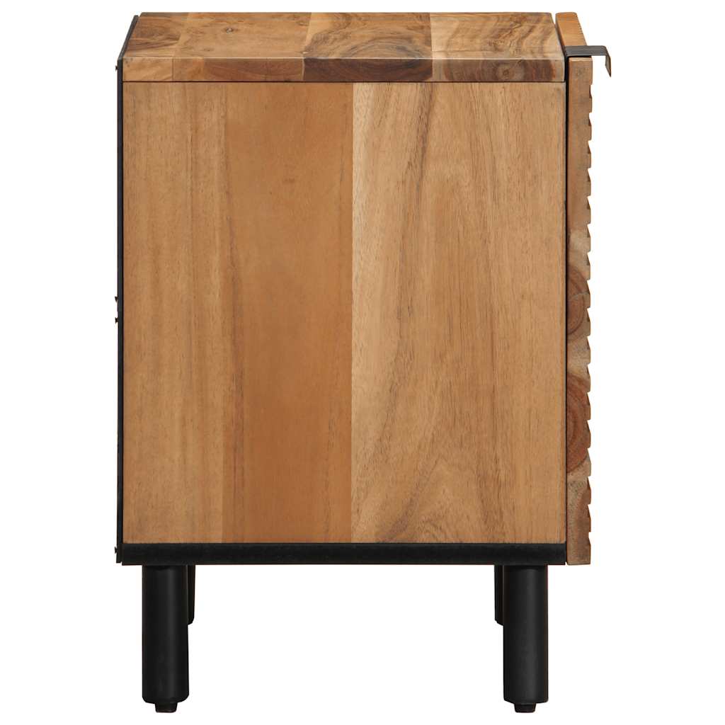 vidaXL Bedside Cabinets 2 pcs 40x33x46 cm Solid Wood Acacia