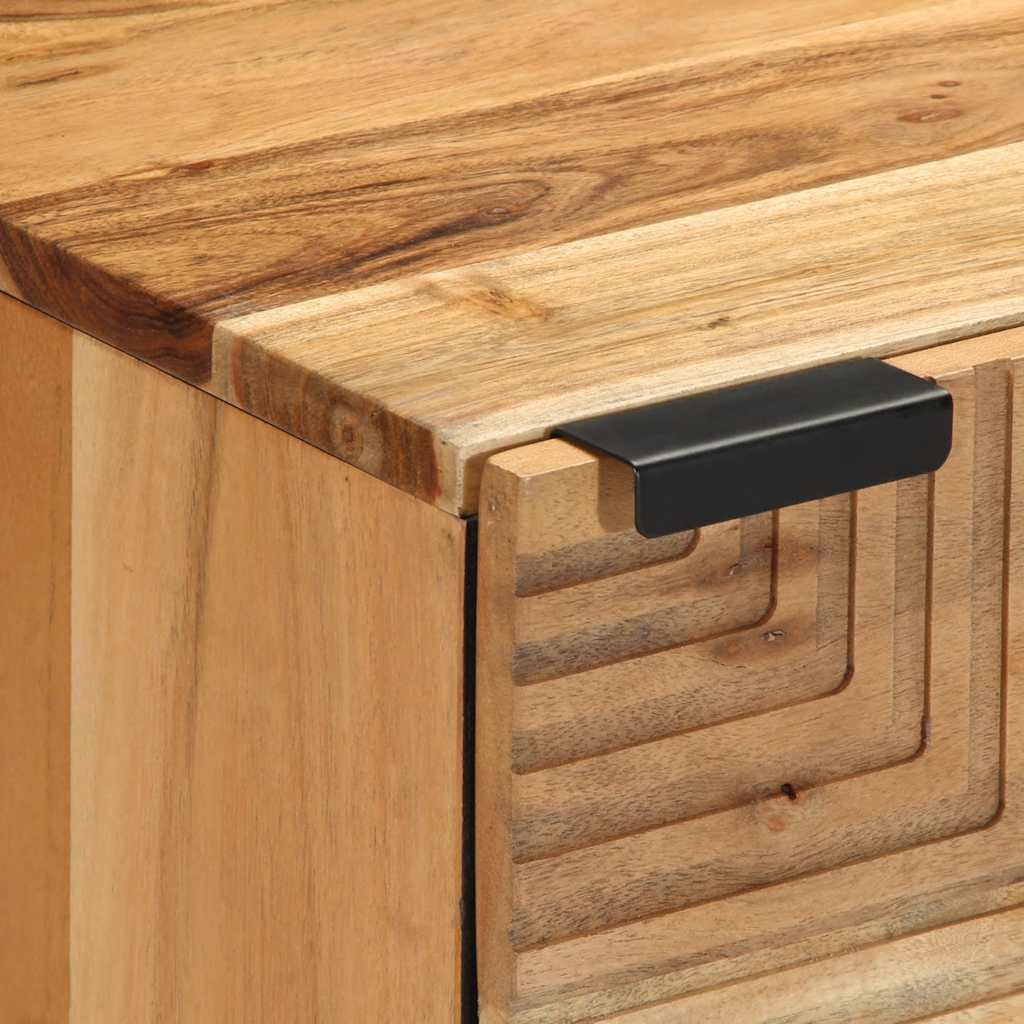 vidaXL Bedside Cabinets 2 pcs 40x33x46 cm Solid Wood Acacia