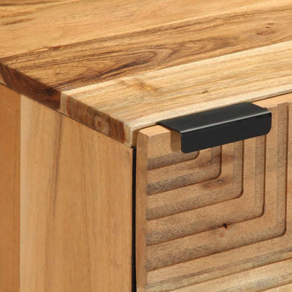vidaXL Bedside Cabinets 2 pcs 40x33x46 cm Solid Wood Acacia