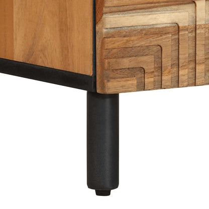 vidaXL Bedside Cabinets 2 pcs 40x33x46 cm Solid Wood Acacia