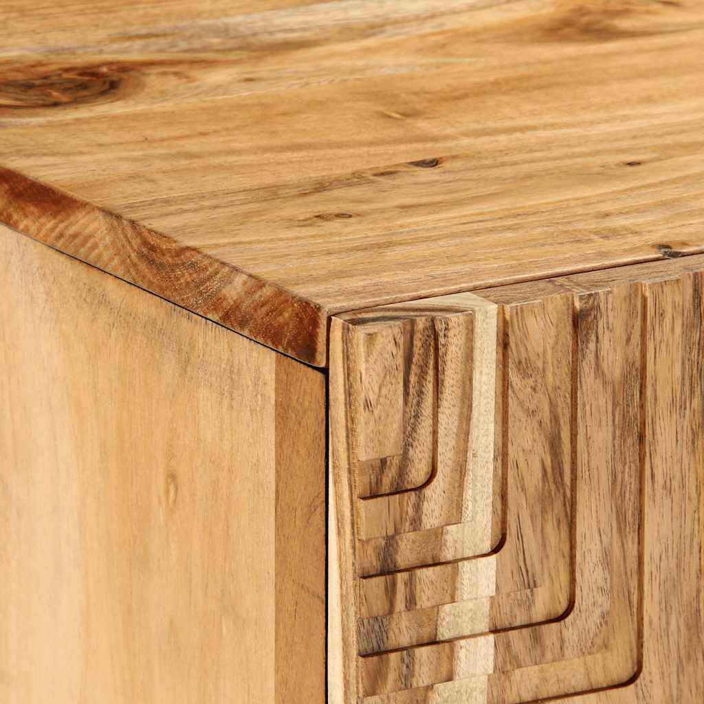 vidaXL TV Cabinet 105x33x46 cm Solid Wood Acacia