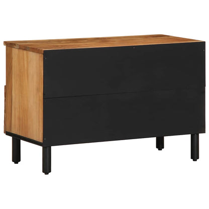 vidaXL TV Cabinet 70x33x46 cm Solid Wood Acacia