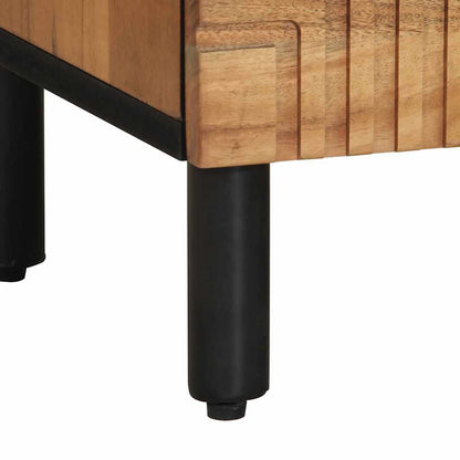 vidaXL TV Cabinet 70x33x46 cm Solid Wood Acacia