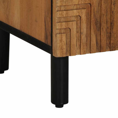 vidaXL Sideboard 60x33x75 cm Solid Wood Acacia