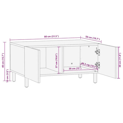 vidaXL Coffee Table 80x50x40 cm Solid Wood Acacia