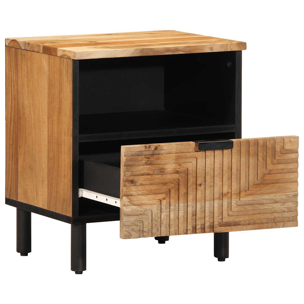 vidaXL Bedside Cabinet 40x33x46 cm Solid Wood Acacia