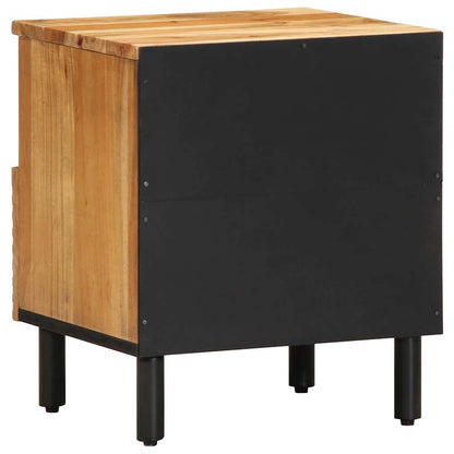vidaXL Bedside Cabinets 2 pcs 40x33x46 cm Solid Wood Acacia