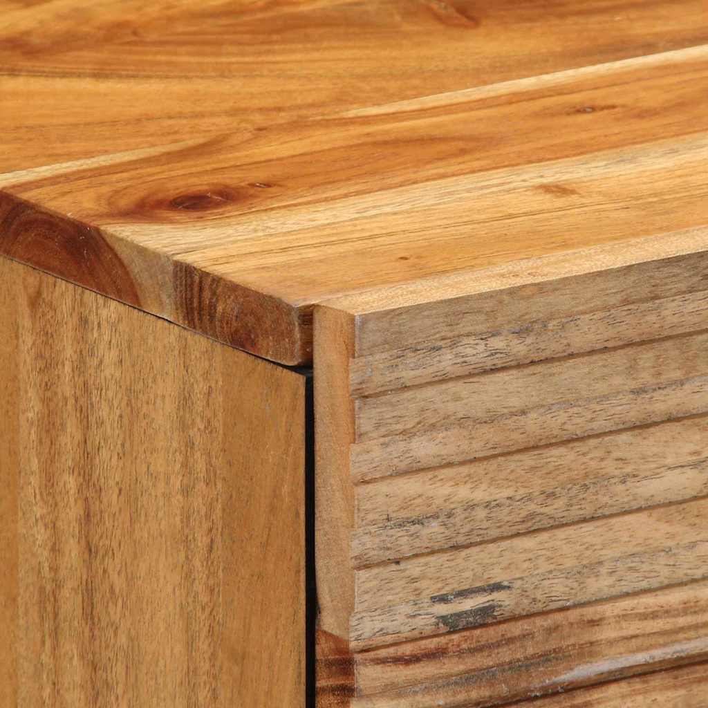 vidaXL Bed Cabinet Brown 50 x 33 x 60 cm Solid Acacia Wood