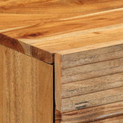 vidaXL Bed Cabinet Brown 50 x 33 x 60 cm Solid Acacia Wood