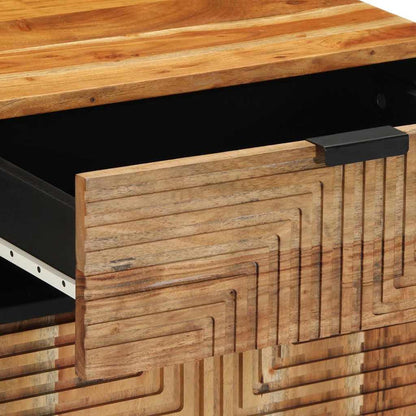 vidaXL Bed Cabinet Brown 50 x 33 x 60 cm Solid Acacia Wood