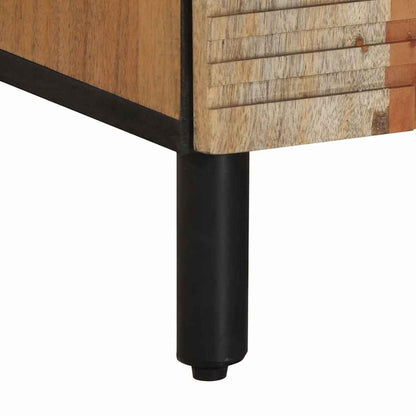vidaXL Bed Cabinet Brown 50 x 33 x 60 cm Solid Acacia Wood