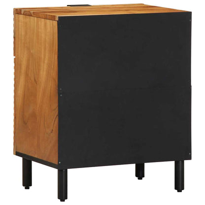 vidaXL Bed Cabinet Brown 50 x 33 x 60 cm Solid Acacia Wood