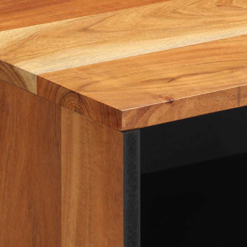 vidaXL Bed Cabinet Brown 50 x 33 x 62 cm Solid Acacia Wood