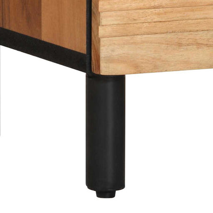 vidaXL Bed Cabinet Brown 50 x 33 x 62 cm Solid Acacia Wood