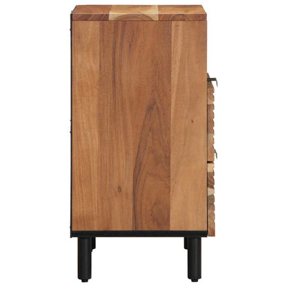 vidaXL Bed Cabinet Brown 50 x 33 x 62 cm Solid Acacia Wood