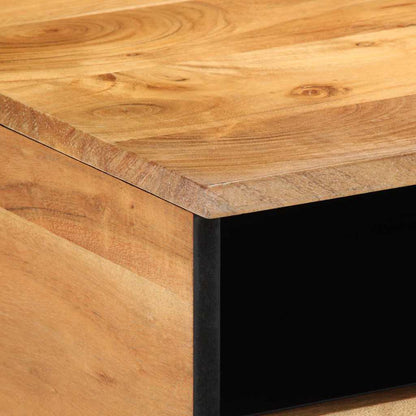 vidaXL Coffee Table Brown 80 x 54 x 40 cm Solid Acacia Wood