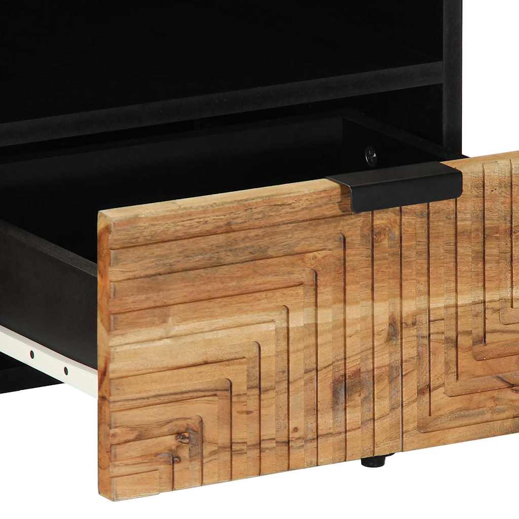 vidaXL Coffee Table Brown 80 x 54 x 40 cm Solid Acacia Wood