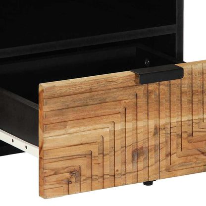 vidaXL Coffee Table Brown 80 x 54 x 40 cm Solid Acacia Wood