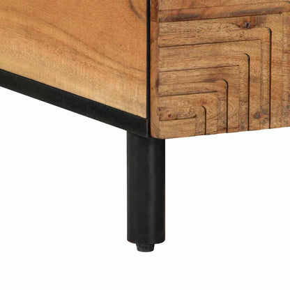 vidaXL Coffee Table Brown 80 x 54 x 40 cm Solid Acacia Wood