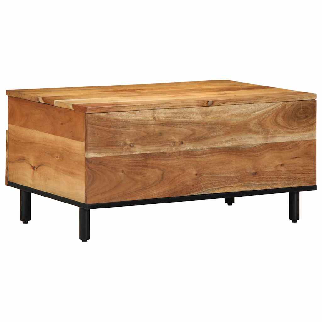 vidaXL Coffee Table Brown 80 x 54 x 40 cm Solid Acacia Wood
