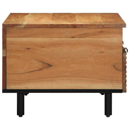 vidaXL Coffee Table Brown 80 x 54 x 40 cm Solid Acacia Wood