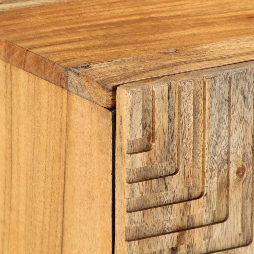 vidaXL TV Cabinet with Drawer Brown 105 x 33 x 46 cm Solid Mango Wood