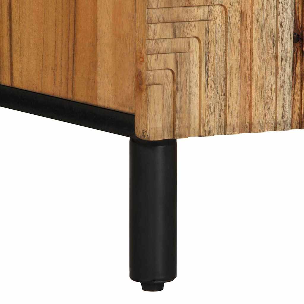vidaXL TV Cabinet with Drawer Brown 105 x 33 x 46 cm Solid Mango Wood