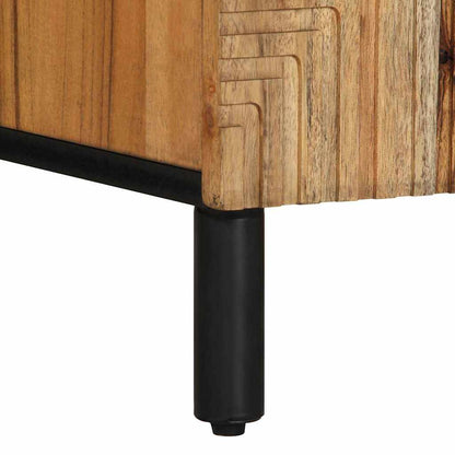 vidaXL TV Cabinet with Drawer Brown 105 x 33 x 46 cm Solid Mango Wood