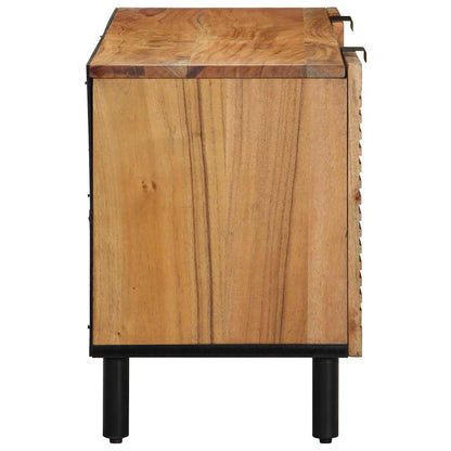 vidaXL TV Cabinet with Drawer Brown 105 x 33 x 46 cm Solid Mango Wood