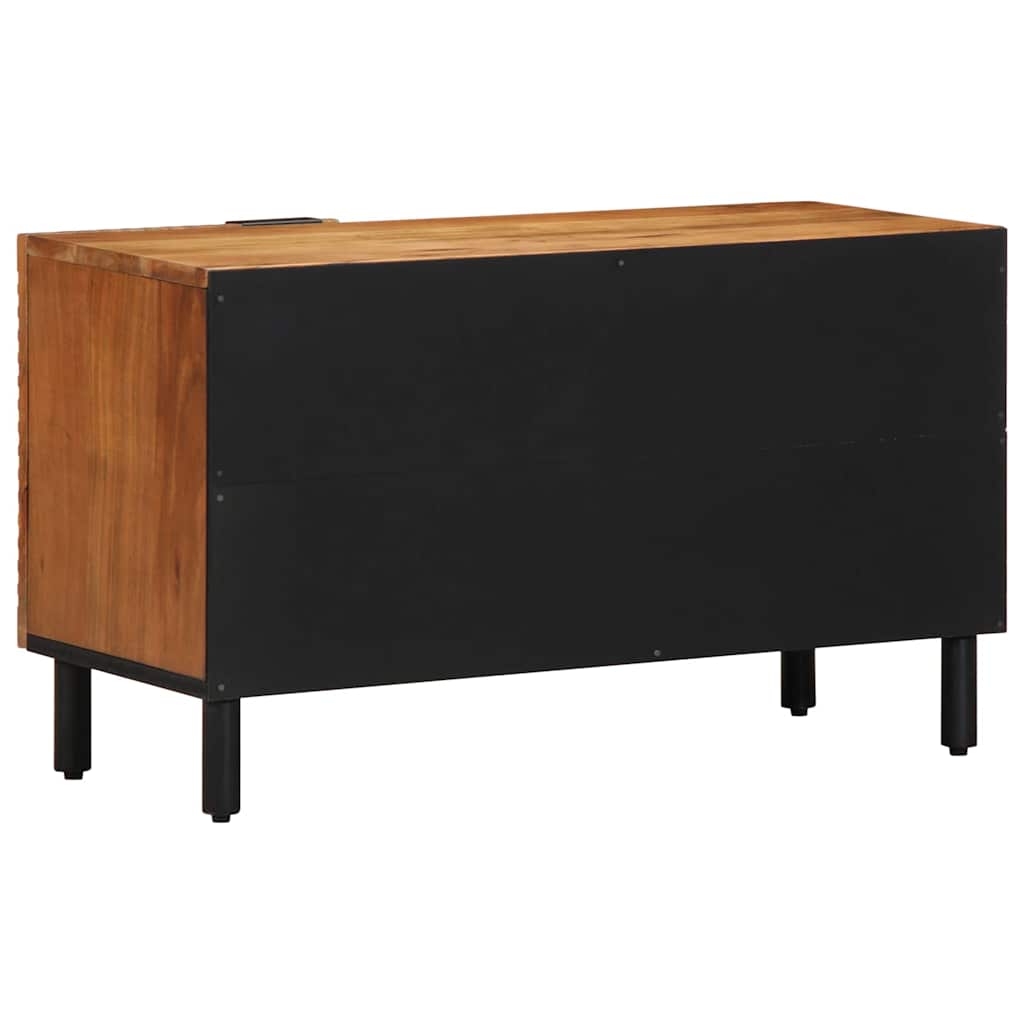 vidaXL TV Cabinet with Shelf Brown 80 x 33 x 46 cm Solid Mango Wood