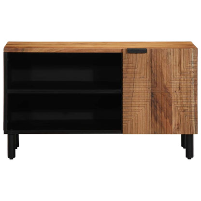 vidaXL TV Cabinet with Shelf Brown 80 x 33 x 46 cm Solid Mango Wood