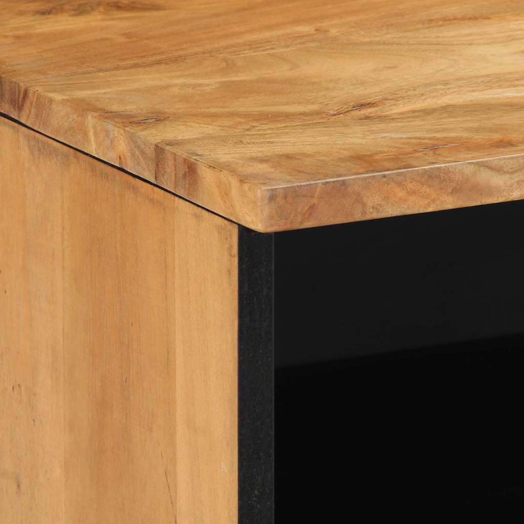vidaXL TV Cabinet with Drawer Brown 100 x 33 x 46 cm Solid Mango Wood