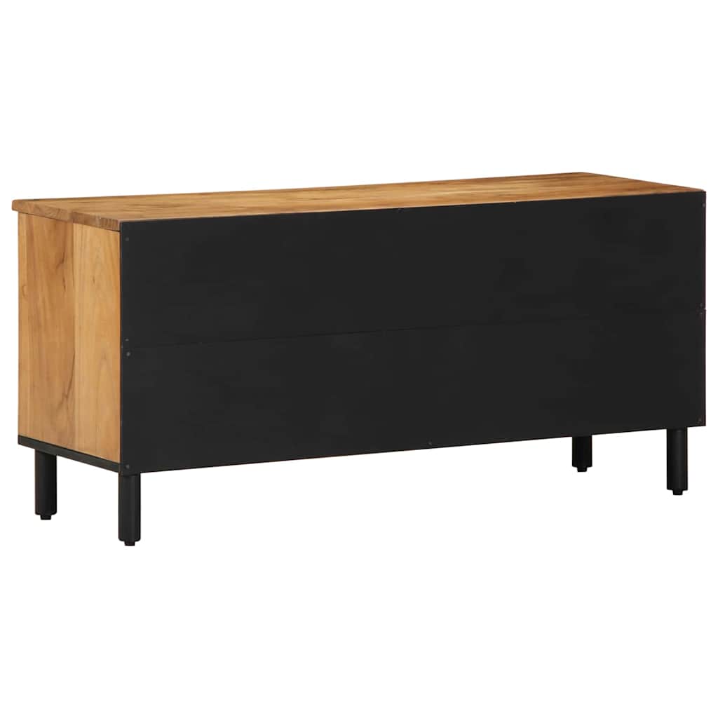 vidaXL TV Cabinet with Drawer Brown 100 x 33 x 46 cm Solid Mango Wood