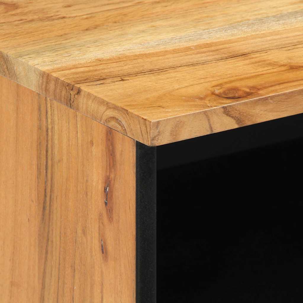 vidaXL TV Cabinet with Drawer Brown 80 x 33 x 46 cm Solid Mango Wood