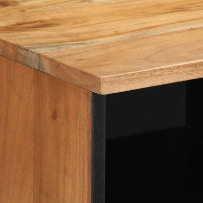 vidaXL TV Cabinet with Drawer Brown 100 x 33 x 46 cm Solid Mango Wood